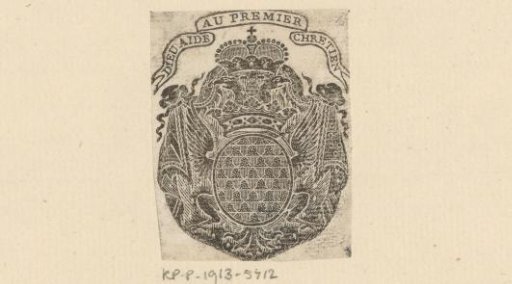 Ex libris of Alexandre de Bauffremont