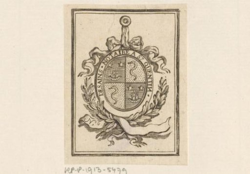 Ex libris of Louis-Félix Desains