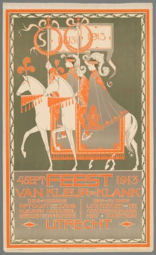 1813–1913. 4 September 1913 Festival of Color and Sound, Utrecht