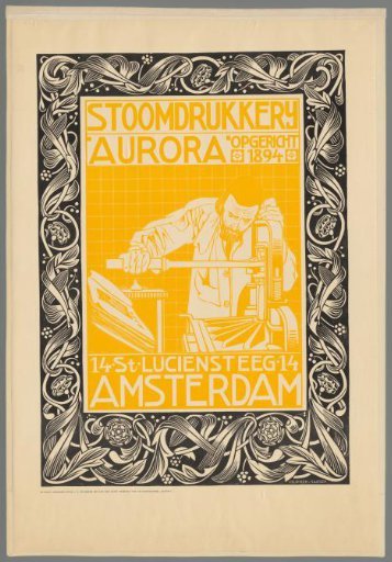 Steam Printing Press 'Aurora', founded 1894, Amsterdam.