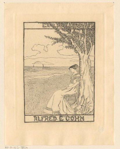 Ex libris of Alfred E. Cohn