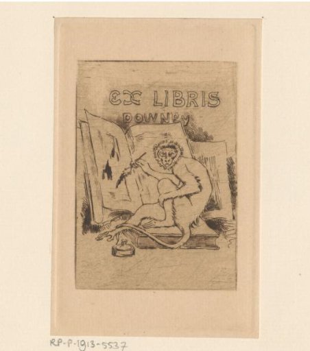Ex libris of Downey