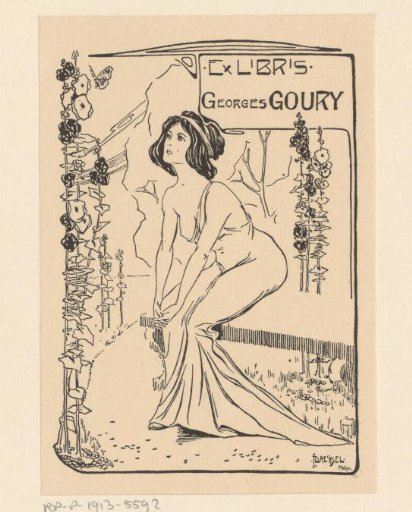 Ex libris of Georges Goury