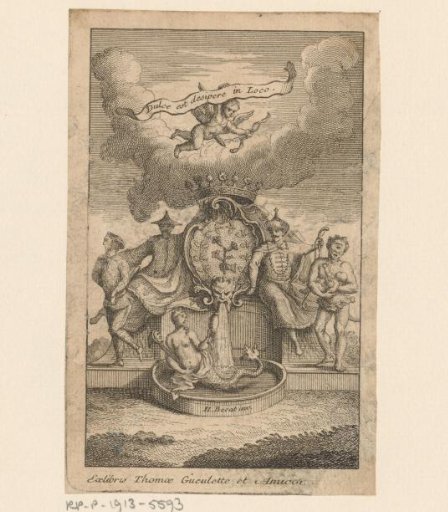 Ex libris of Thomas-Simon Gueullette