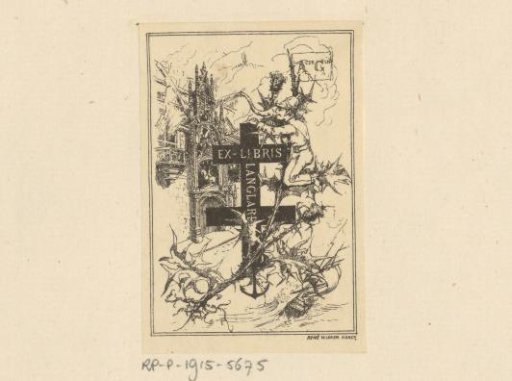 Ex libris of Langlare