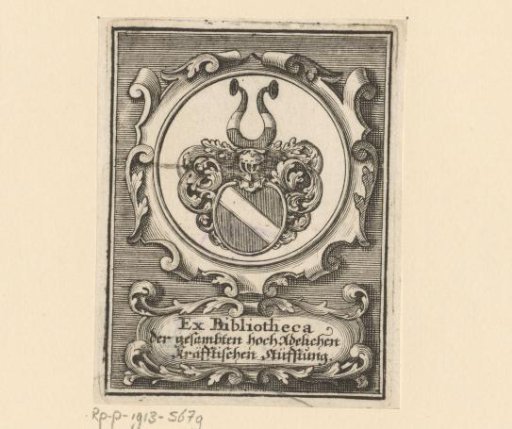 Ex libris of the entire noble knightly foundation