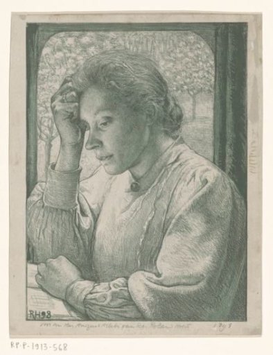 Portrait of Henriëtte Roland Holst-van der Schalk
