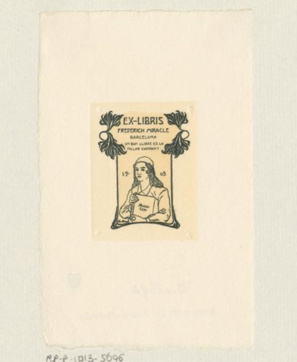 Ex libris of Frederich Miracle