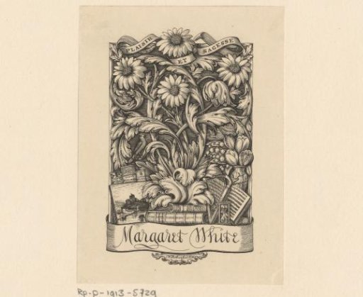 Ex libris of Margaret White
