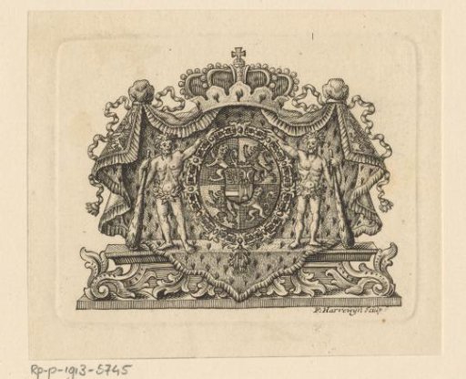 Ex libris of an unknown person, possibly Salm