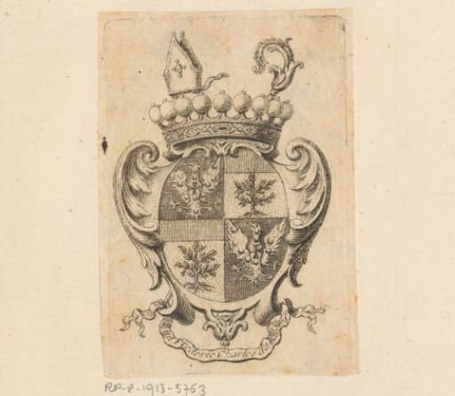 Ex libris of Paul-Fréderic-Charles de Valori