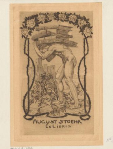 Ex libris of August Stoehr