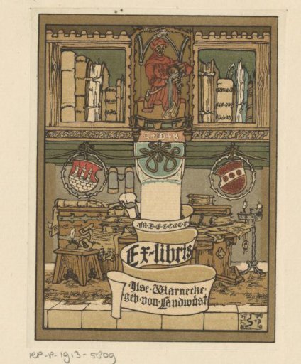Ex libris of Ilse Warnecke-von Landwüst