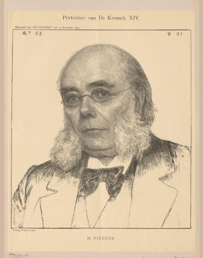 Portrait of Hendrik Pierson at the age of 63