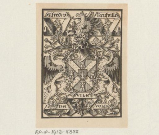 Ex libris of Alfred von Neufville