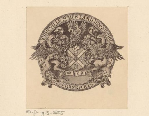 Ex libris of the Neufville Family Archive, Frankfurt am Main