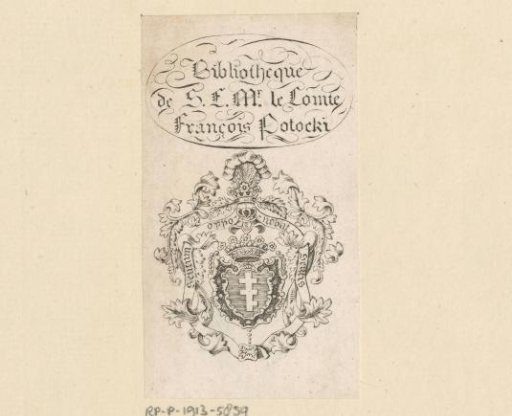 Ex libris of Franciszek Salezy Potocki