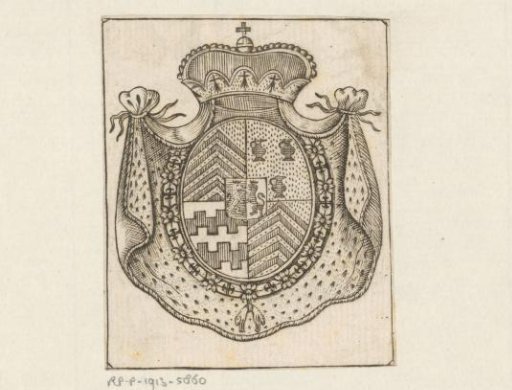 Ex libris of Casimir Pignatelli, Count of Egmont