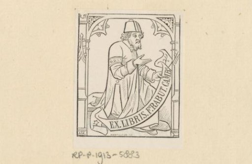 Ex libris of François Rabut