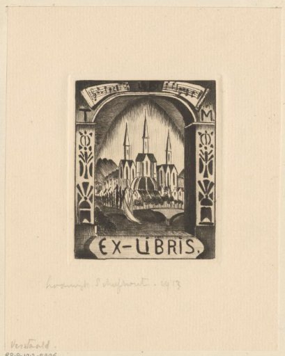 Ex libris of T. Mengelberg
