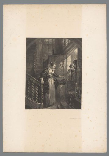 Woman giving alms to beggars at the door