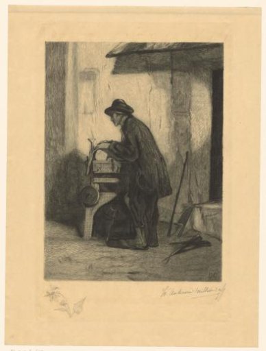 Scissors Grinder at Work