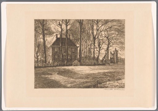 Meerhuizen on the Amsteldijk, where the exhibition 'The Woman 1813-1913' was held
