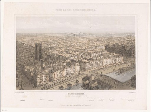 View over the Seventh Arrondissement of Paris