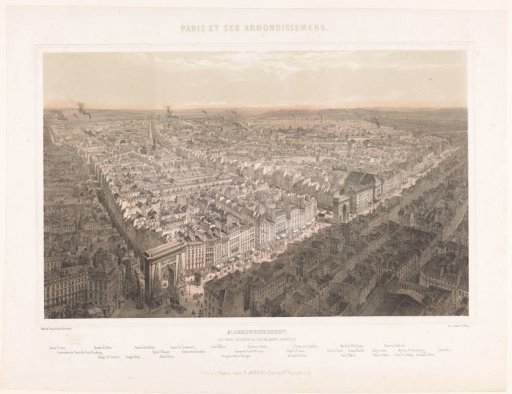 View of the Fifth Arrondissement of Paris