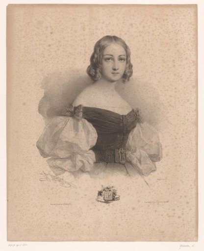 Young woman with name with letter P