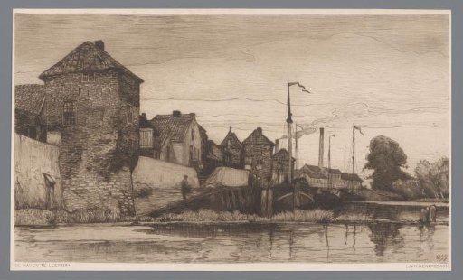 View of the Harbour of Leerdam