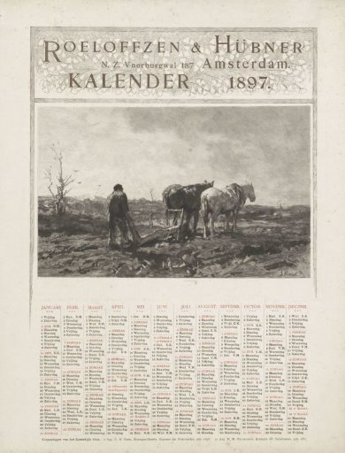 Ploughing farmer