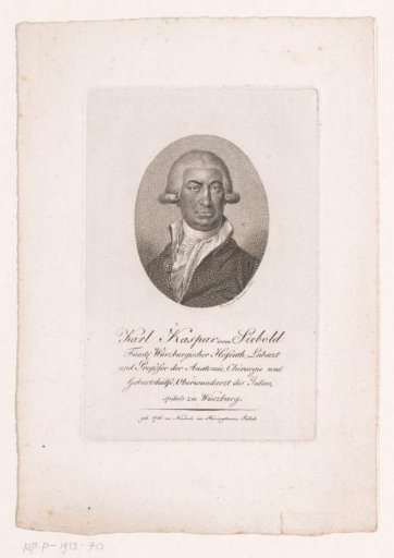 Portrait of Karl Kaspar von Siebold
