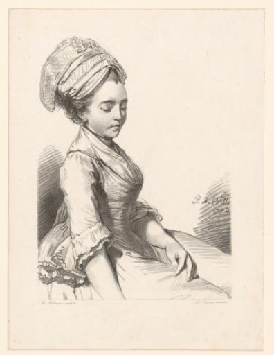 Portrait of an unknown seated woman
