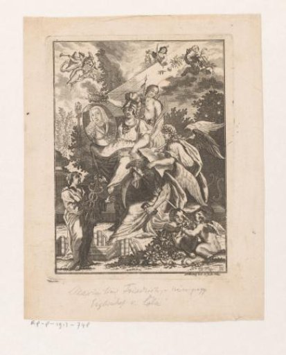 Portrait of Maximilian Friedrich, Imperial Count von Königseck-Rothenfels, with allegory