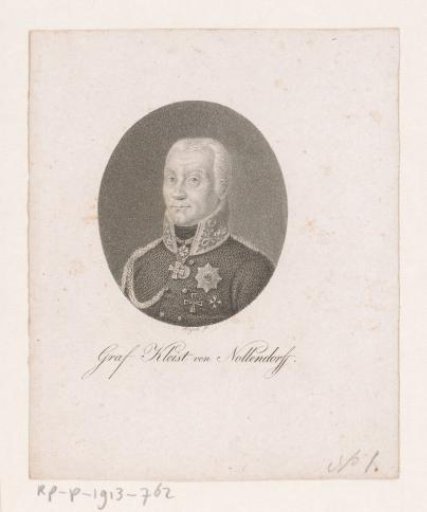 Portrait of Friedrich Heinrich Ferdinand Emil, Count Kleist von Nollendorf