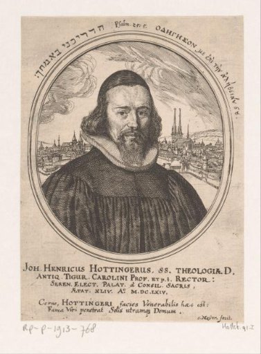 Portrait of Johann Heinrich Hottinger