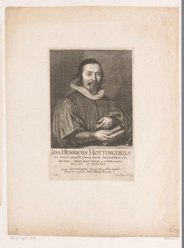 Portrait of Johann Heinrich Hottinger
