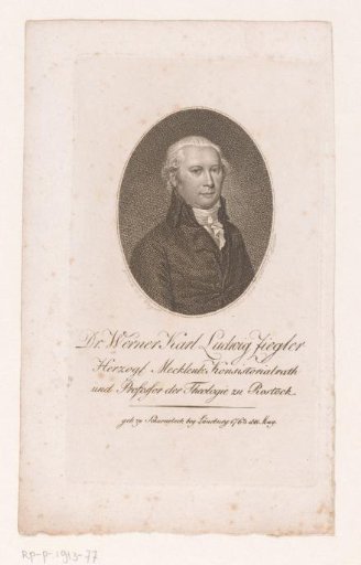 Portrait of Werner Karl Ludwig Ziegler