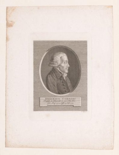 Portrait of Heinrich Corrodi