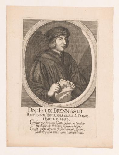 Portrait of Felix Brennwald