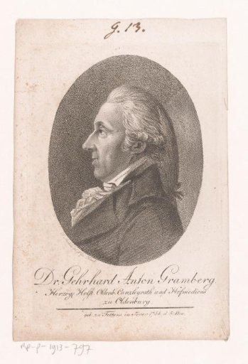 Portrait of Gerhard Anton Gramberg