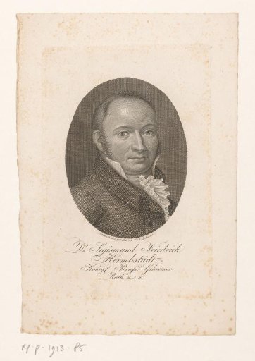 Portrait of Sigismund Friedrich Hermbstaedt