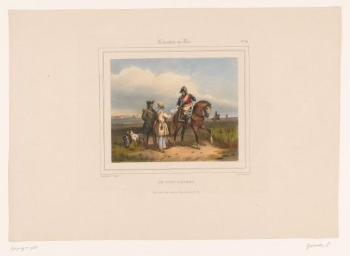 Officer Checking the Firearms Permit of Two Hunters