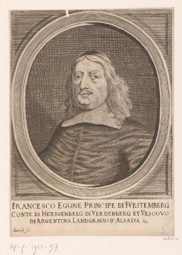 Portrait of Frans Egon, Count of Fürstenberg