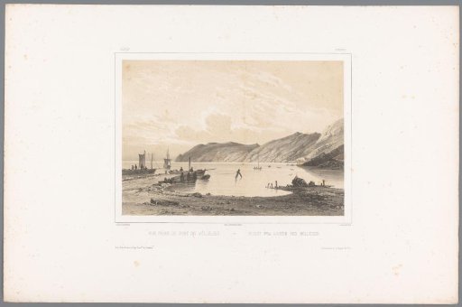 View of the harbour of Mölle