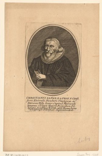 Portrait of Christian Lange