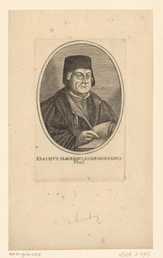 Portrait of Erasmus Sarcerius