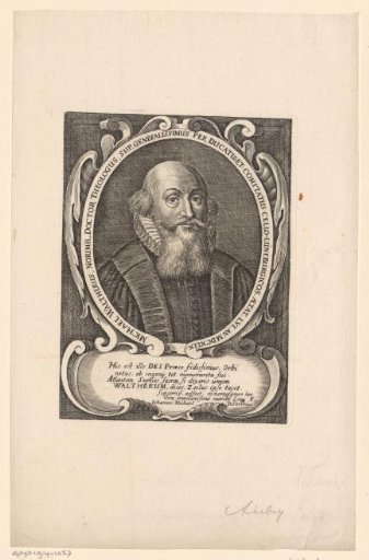 Portrait of Michael Walther at the age of 56