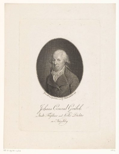 Portrait of Johann Conrad Grübel